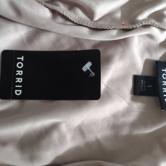 Torrid Mushroom Brown Lace Super Soft Swing Cami Tank Top Size 1X - Picture 4 of 8